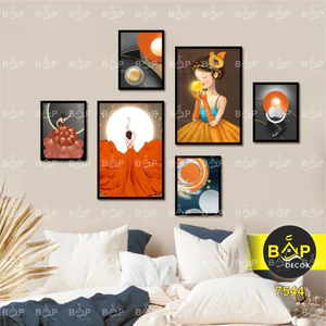 Tranh treo tường, dán tường, hình dán trang trí decor phòng ngủ, trang trí phòng trọ, bắp decor