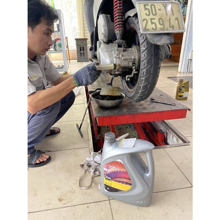 (Nhập khẩu) Nhớt láp / nhớt hộp số eni 80W90 bao bì 4L