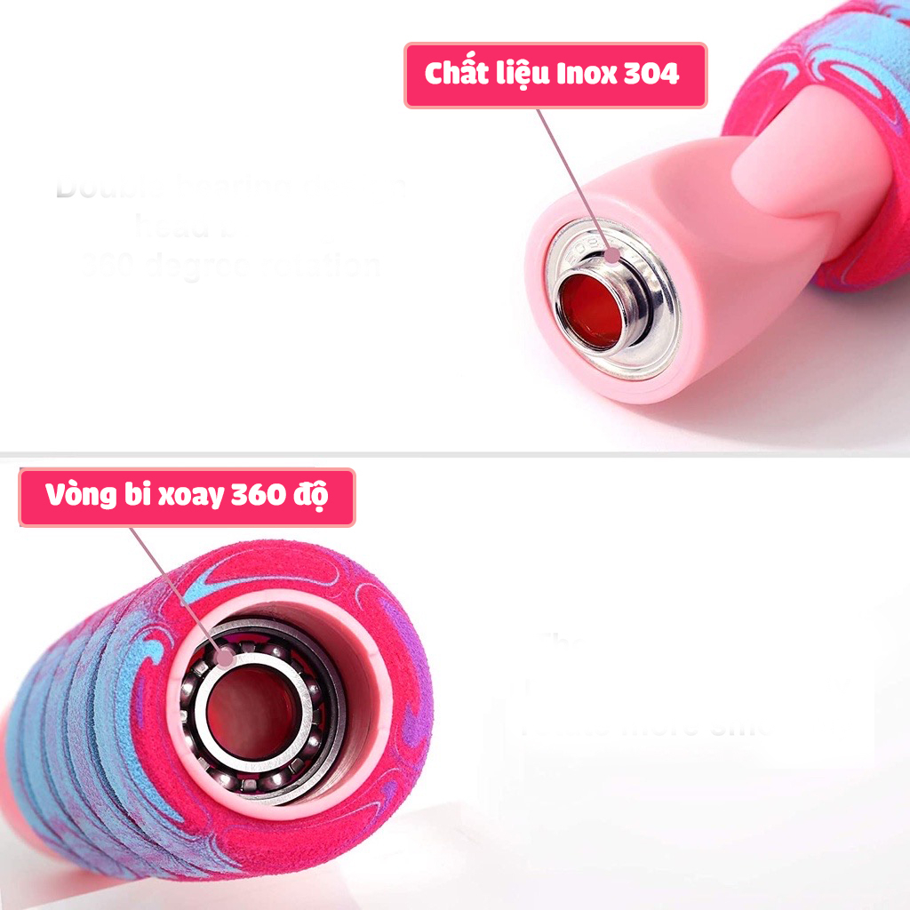 Ảnh Dây nhảy không dây hỗ trợ thể dục thể thao chất liệu PVC cao su đàn hồi 4