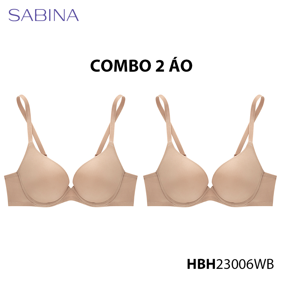 Ảnh Combo 2 Áo Lót Mút Vừa Màu Trơn Hapyy Lady By Sabina HBH23006 (Tương tự HBXLP0004) 2