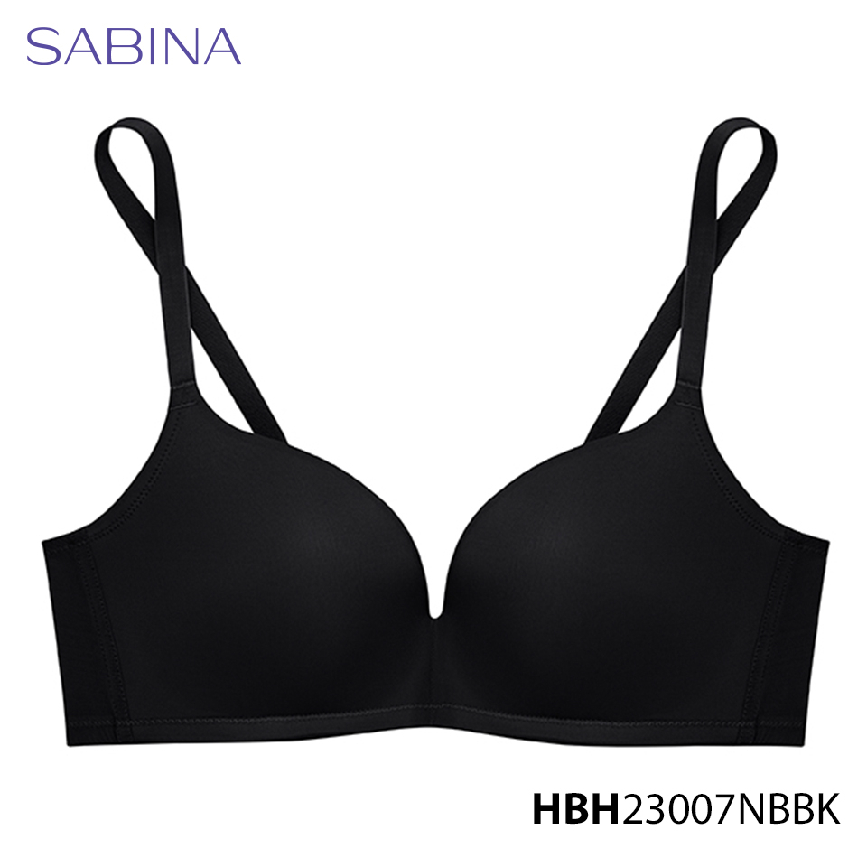 Ảnh Áo Lót Không Gọng Mút Dày Vừa Nâng Ngực Màu Trơn Habpy Lady By Sabina HBH23007 (Tương tự HBXLP0005) 1