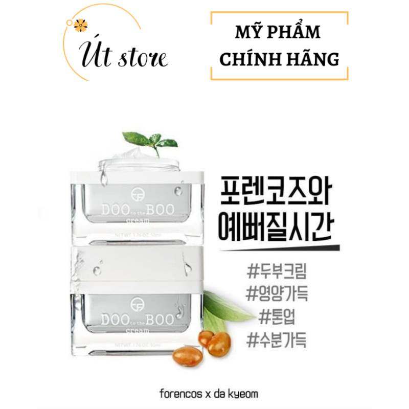 Kem dưỡng trắng da Doo To The Boo Cream giúp trắng da căng bóng- Út store