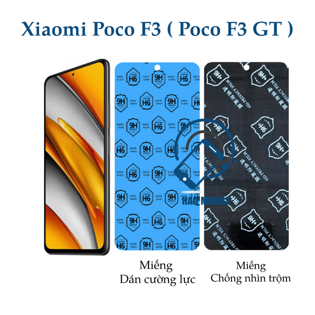 Dán cường lực dẻo nano Xiaomi Poco F3 ( Poco F3 GT ) Trong suốt và ...