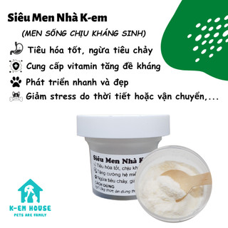 Siêu Men Bổ Sung Lợi Khuẩn Giúp Thú Cưng Tiêu Hóa Tốt, Tăng Sức Đề Kháng, Phát Triển Nhanh Và Ngăn Ngừa Tiêu Chảy