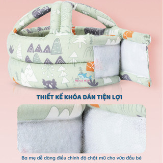 Mũ Bảo Vệ Đầu Cho Bé Tập Đi Chống Va Đập, Mũ Bảo Hiểm Tập Đi Siêu Nhẹ Thoáng Khí, Mũ Nón Bảo Hiểm Tập Bò An Toàn Cho Bé