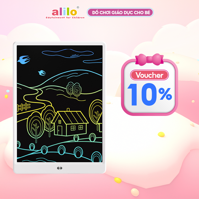 Bảng Vẽ Thông Minh Tự Xóa Alilo Magic LCD Writing Tablet MFXHB - 13.5 inch - Đồ chơi giáo dục cho bé - Hàng chính hãng