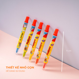 Bút Sáp Vặn Màu Hữu Cơ ARTMATE 12-24 Màu Đậm Mịn Không Dễ Gãy, Không Bẩn Tay, Có Khay Đựng Tiện Lợi AM-TC301/302/303