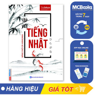 Sách - Tập viết tiếng Nhật: Bảng chữ cái Hiragana - Mcbooks Chính Hãng