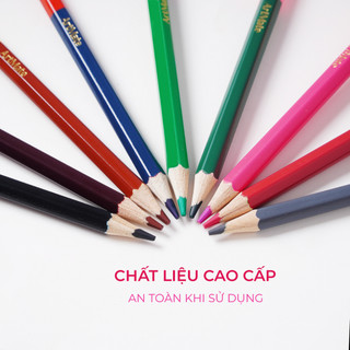 Bút Chì 12 Màu ARTMATE  Chất Liệu Cao Cấp, An Toàn Cho Trẻ, Thân Thiện Với Môi Trường AM-CL101