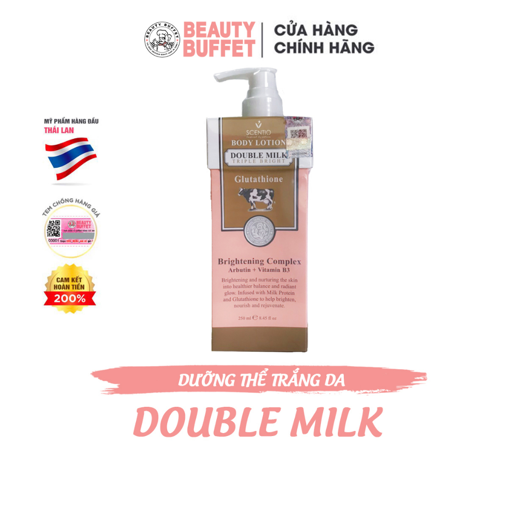 Ảnh Dưỡng thể sáng da toàn thân Scentio Double Milk Triple Bright Body Lotion 250ml 1