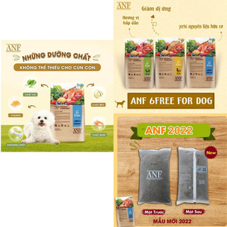 [Ưu đãi 400g] Hạt hữu cơ ANF 6Free cho chó 400g – Vị cá hồi, vịt, cừu | An toàn, dinh dưỡng cao