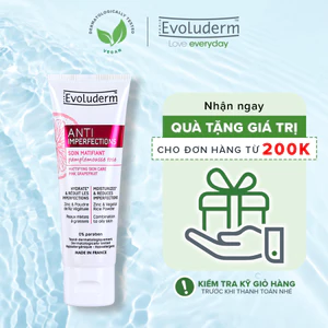 Kem Dưỡng Cho Da Dầu Mụn Evoluderm Anti-Imperfection Kiểm Soát Dầu Hỗ Trợ Giảm Mụn 50ml