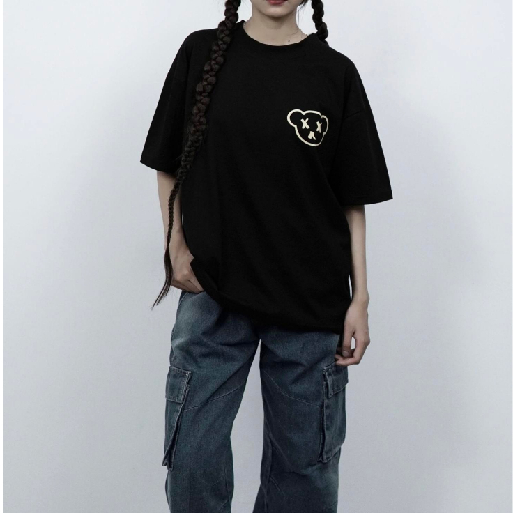 [VẢI 250 GSM] Áo Thun Gấu Unim Store 100% Cotton Cao Cấp Co Giãn 2 Chiều Phong Cách Unisex Streetwear Y2K - AP909