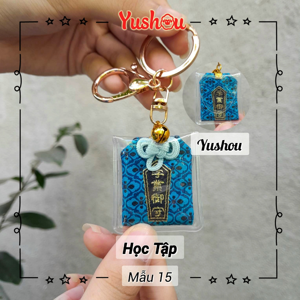 Túi Phước Yushou Học Tập Mẫu 15 - Kiểu Omamori Nhật, Có sẵn, Quà tặng ý nghĩa.