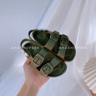 FORM NHỎ Dép Tập Đi 2 Quai Cúc Đế Đúc Siêu Nhẹ Êm Chân Cho Bé Trai Bé Gái K199