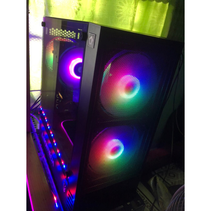 CASE MONTECH X2 MESH-BLACK (có sẵn 3 fan led rgb) 2nd | Shopee Việt Nam