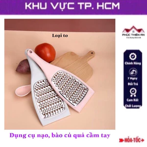 Dụng cụ nạo, bào củ quả cầm tay, bản to, hai mặt - tiện dụng, siêu bền