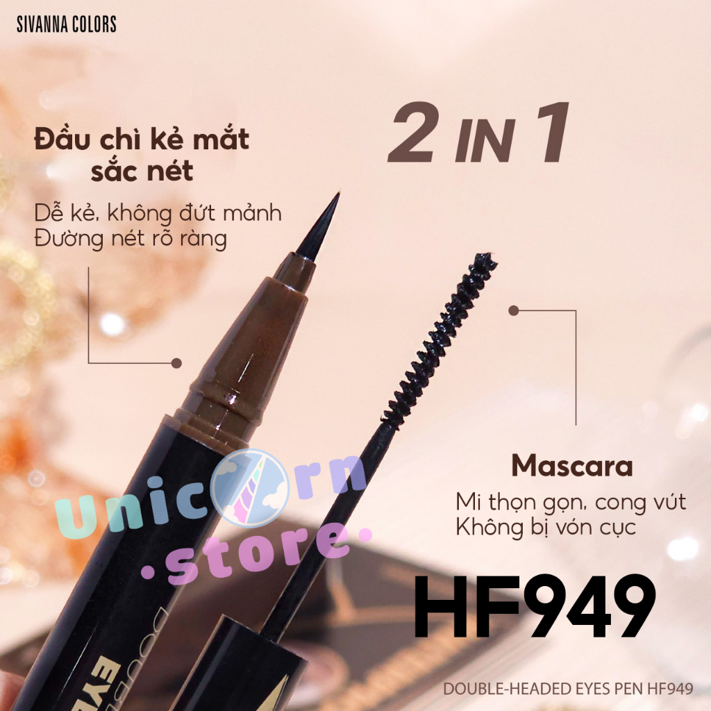 Bút Kẻ Mắt Chống Nước Sivanna Colors Waterproof Eyeliner Gel (Bản Giới Hạn)