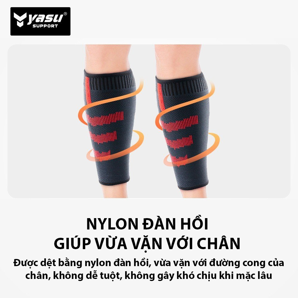Ảnh Băng bảo vệ bắp chân calf cao cấp Yasu 8701 (1 chiếc) 4
