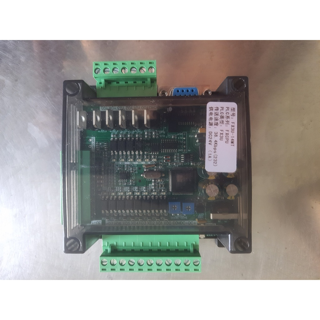 Board Mạch PLC Mitsubishi FX3U-14MT-6AD2DA-RS485, FX3U-14MR, FX3U-24MT ...