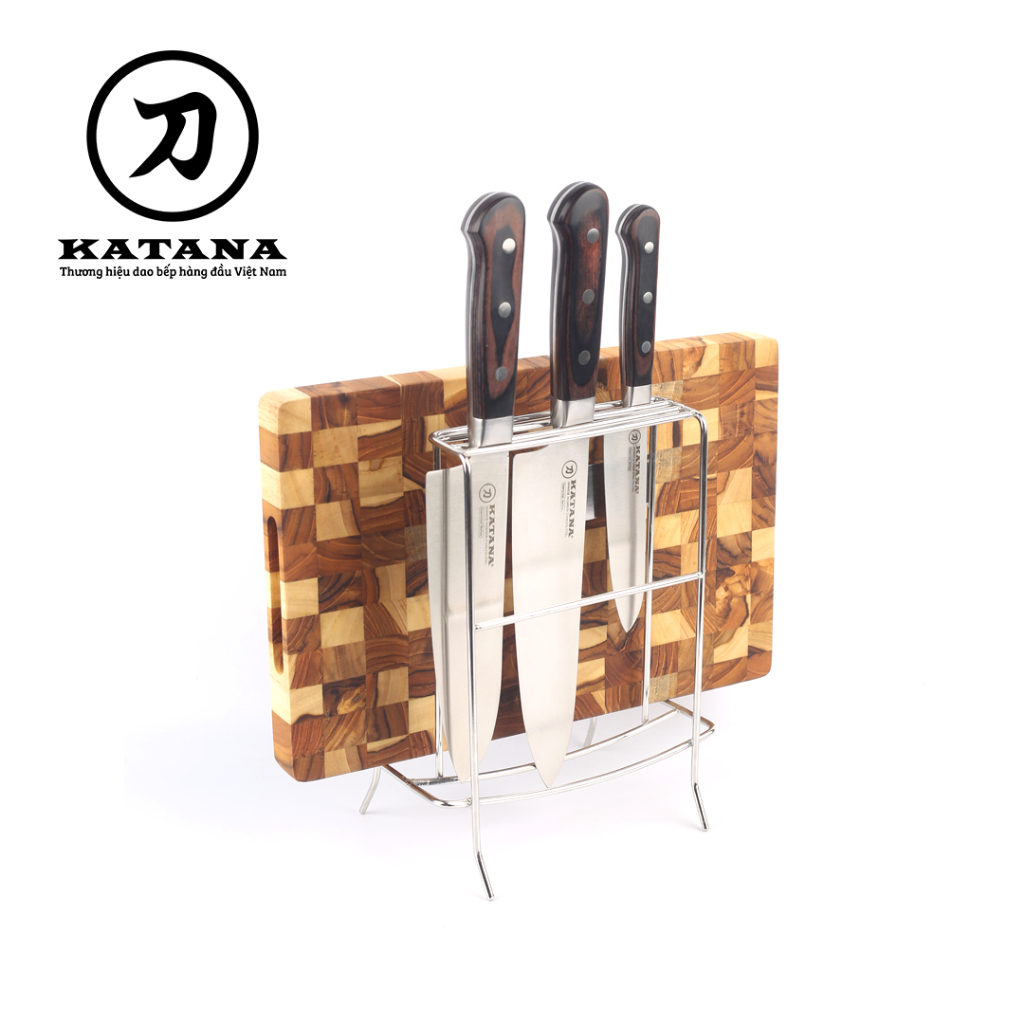 Ảnh Kệ Inox treo dao thớt inox chống gỉ 201 thương hiệu KATANA 3