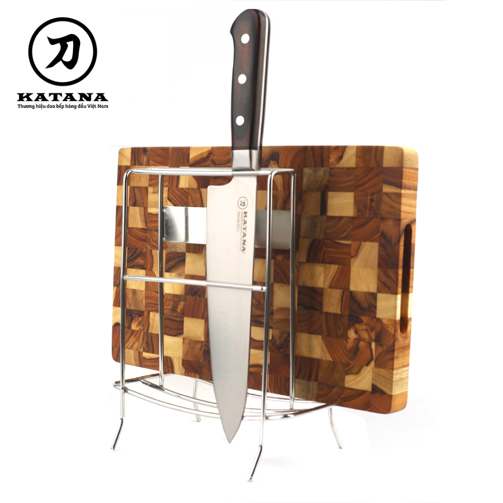 Ảnh Kệ Inox treo dao thớt inox chống gỉ 201 thương hiệu KATANA 4