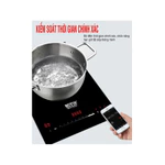Bếp Từ Đơn Cảm Ứng Mặt Kính Ceramic BENNIX Chính Hãng, Bếp Từ Mini 2200W Tiết Kiệm Điện Bảo Hành 24 Tháng BN-188IH — ảnh 3