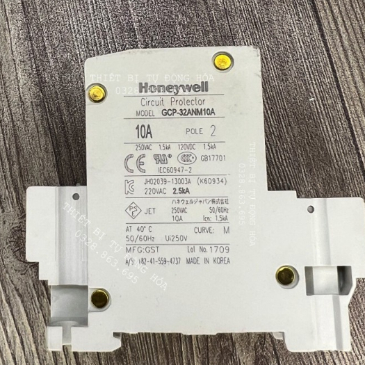 Aptomat dòng 2pha , bộ ngắt mạch Circuit protector Honeywell GCP32AN