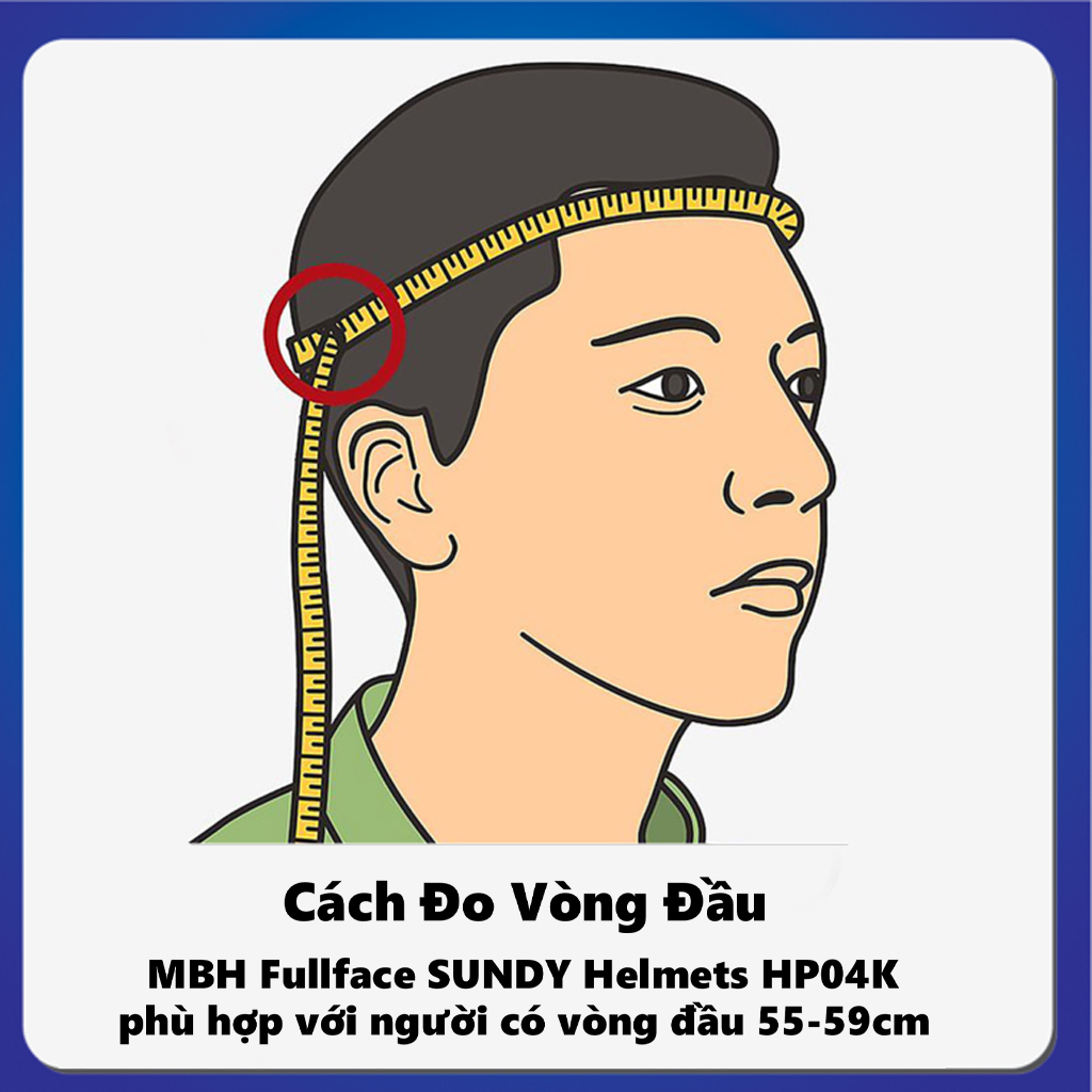Ảnh Mũ bảo hiểm Fullface SUNDY Helmets HP04K chính hãng, kiểu dáng mạnh mẽ, thể thao nam tính 3