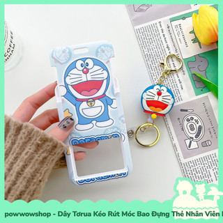 [Sẵn VN - Hỏa Tốc] Dây Tơrua Kéo Rút Móc Bao Đựng Thẻ Nhân Viên Nhựa ABS Nhân Vật Hoạt Hình Anime Manga Dor
