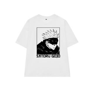[JUJUTSU KAISEN] Áo thun Chú thuật hồi chiến form rộng tay lỡ unisex nam nữ chất vải cotton65 in hình sắc nét