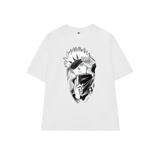 [JUJUTSU KAISEN] Áo thun Chú thuật hồi chiến form rộng tay lỡ unisex nam nữ chất vải cotton65 in hình sắc nét