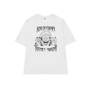 [JUJUTSU KAISEN] Áo thun Chú thuật hồi chiến form rộng tay lỡ unisex nam nữ chất vải cotton65 in hình sắc nét