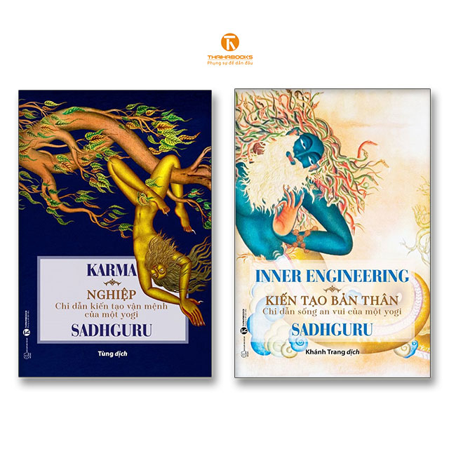 Sách - Combo 2 cuốn của tác giả Sadhguru - Nghiệp + Kiến tạo bản thân Tặng Kèm Bookmark