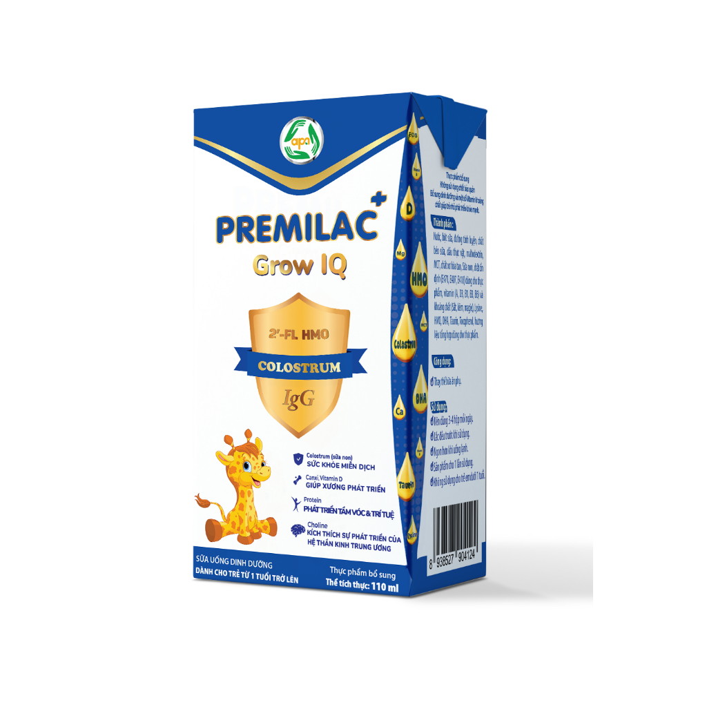 Sữa non Pha sẵn Premilac Colostrum Grow IQ phát triển trí não chiều cao 110/180 ml