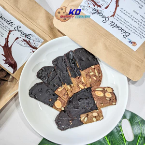 3 Bánh biscotti thương hiệu KD Healthy Food túi 50g mix 3 vị
