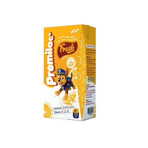 Sữa dinh dưỡng pha sẵn Premilac Fresh vị Cam 110ml
