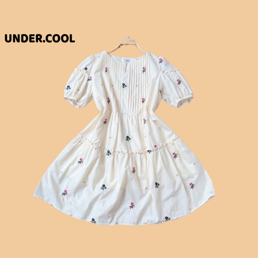 Đầm Suông Hoa Baby UNDERCOOL dáng váy suông diện hè, váy suông đi làm đi chơi - mẹ bầu VL14