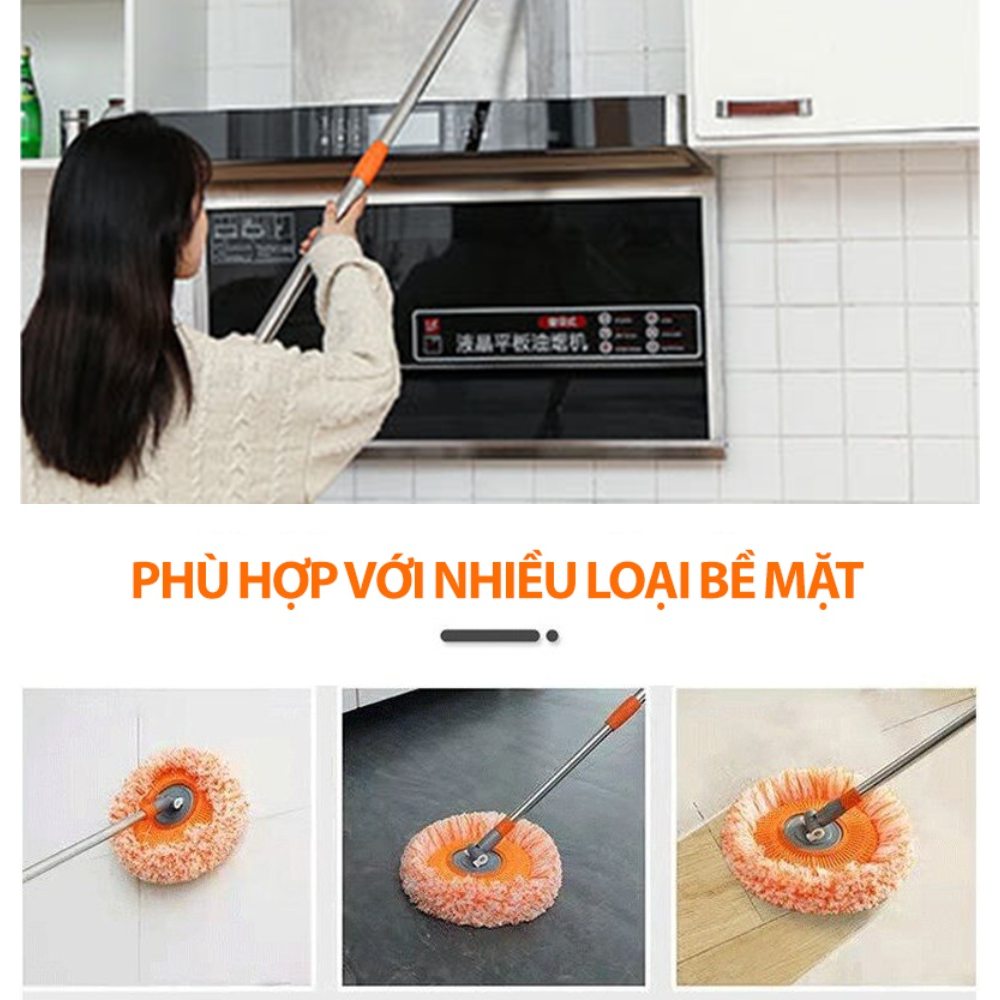 Cây Lau Nhà, Cây Lau Trần Nhà Hình Hoa Hướng Dương Đa Năng Tiện Dụng Tròn Hình thể điều chỉnh độ dài cây