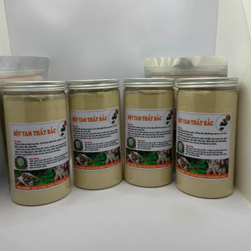 500gram Hũ Bột Tam Thất Bắc Hà Giang - Tam Thất Bắc Khô - Bột tam thất bắc nguyên chất chính hãng - Đặc Sản Núi Rừng