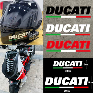 Miếng Dán Trang Trí Nón Bảo Hiểm / Xe Máy Ducati Bằng Chất Liệu Vinyl/ phản quang 3M