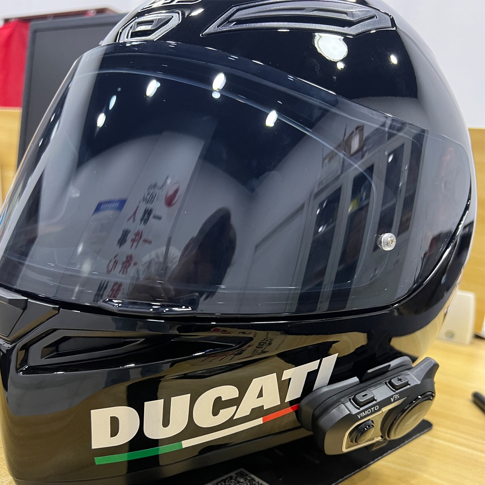 [Tem lột tách nền] Miếng Dán Trang Trí Nón Bảo Hiểm / Xe Máy Ducati Bằng Chất Liệu Vinyl/ phản quang 3M