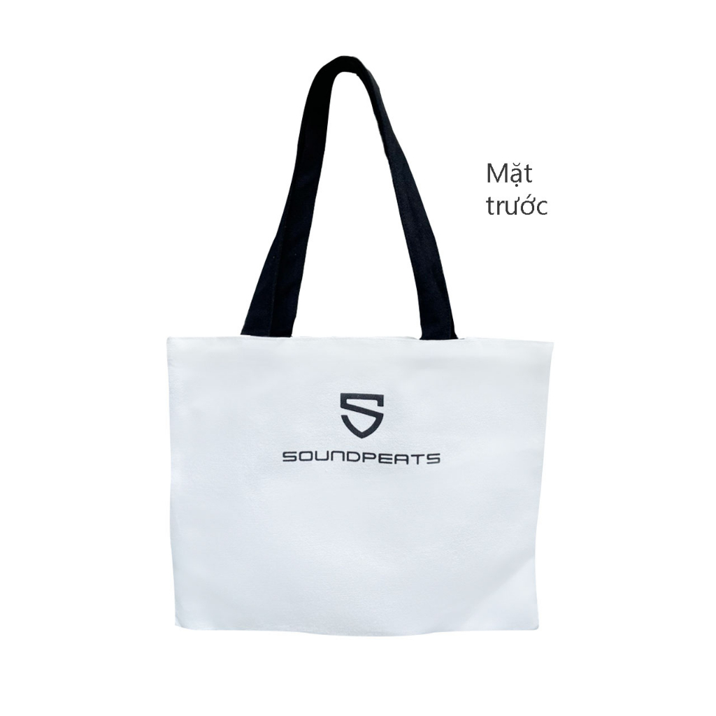 Túi vải SoundPEATS sticker gấu PEATS