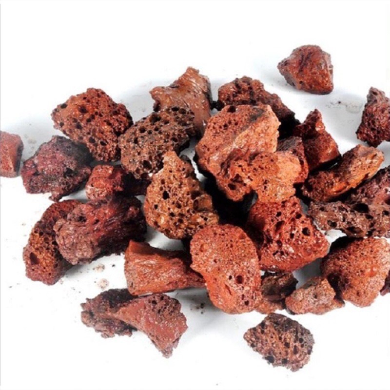 10KG Nham thạch đỏ việt nam,dùng trải nền bể cá,lọc nước hồ cá cảnh.