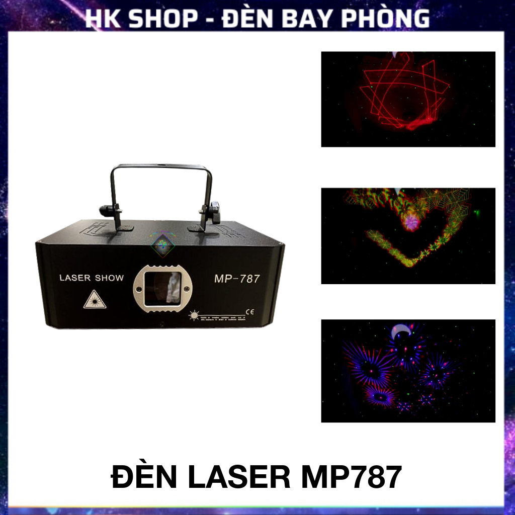 Đèn Laser MP 787 Dùng Cho Sân Khấu Bay  Đèn Con Vịt , Bar , Pub , Bay Phòng Chính Hãng