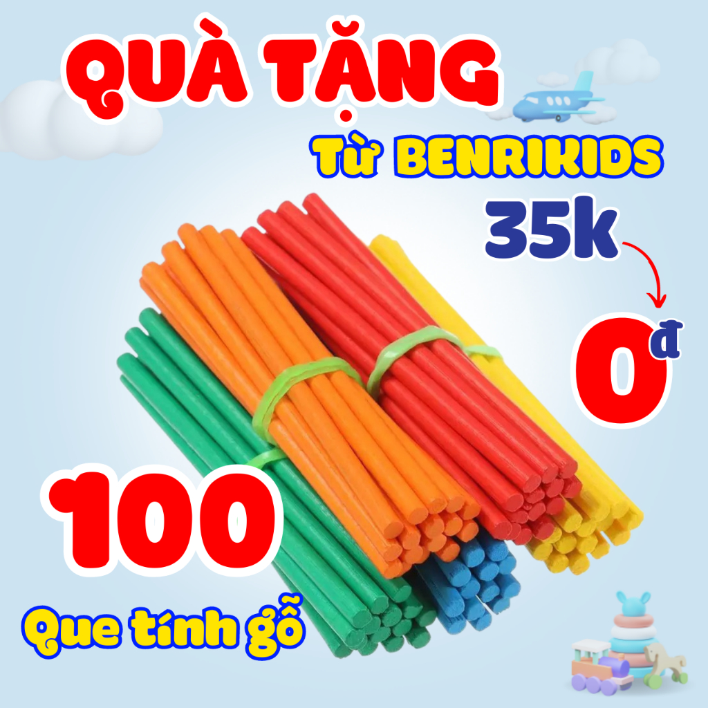 Ảnh Bảng Tính Toán Học Benrikids Bằng Gỗ Trò Chơi Trí Tuệ Bảng Làm Toán 1