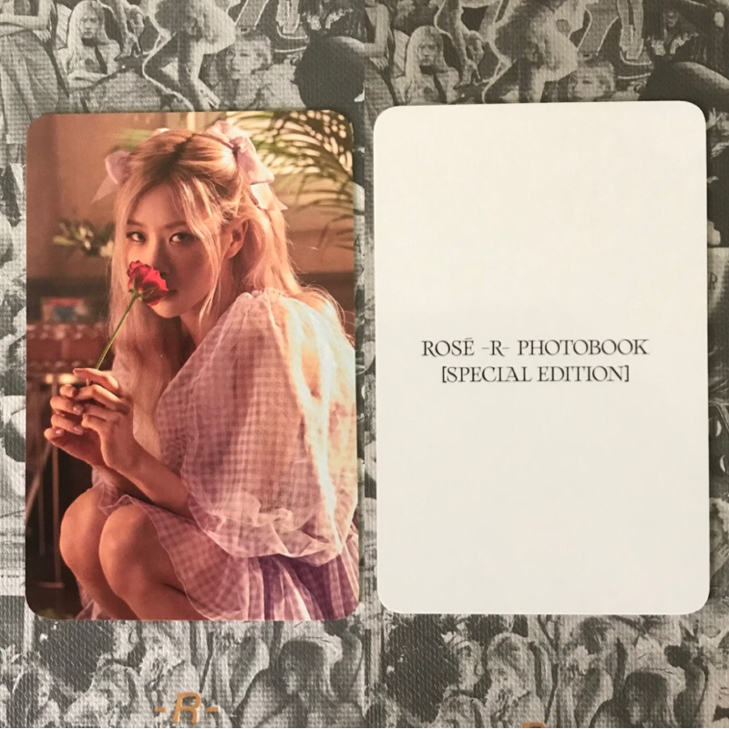 [official Toploader]blackpink Card Rosé Bông Pre Order Album R Phiên