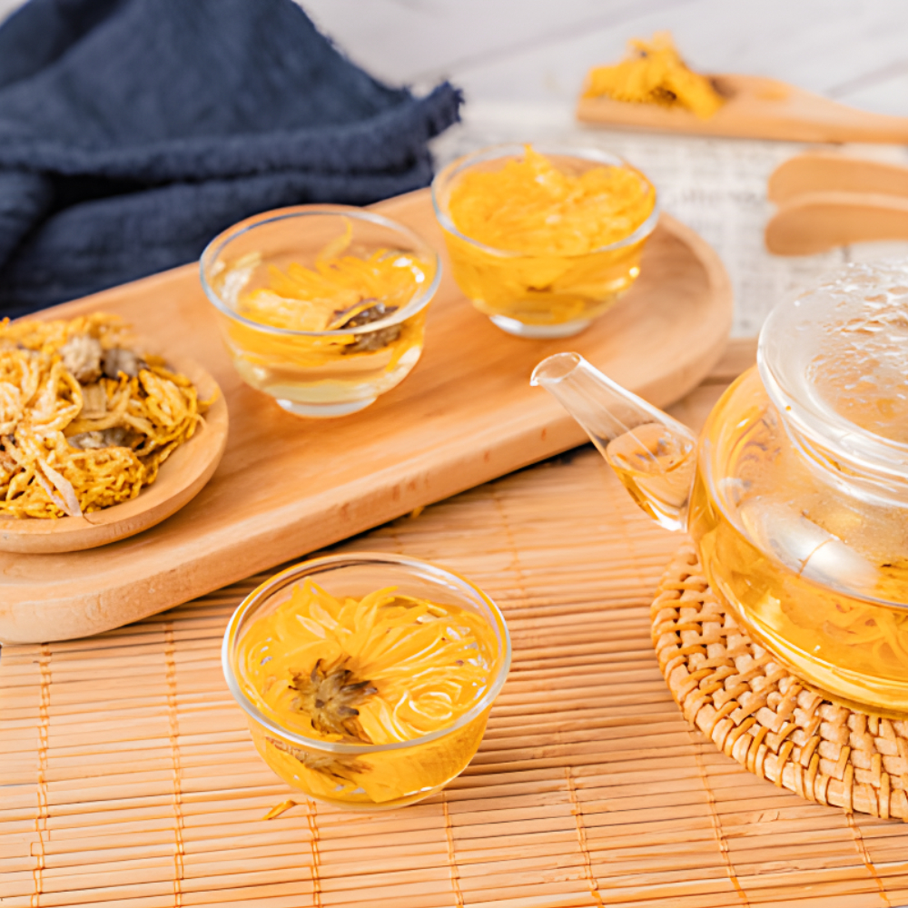 Ảnh Trà Hoa Cúc Vàng DalatFarm - Hộp 50 g 1