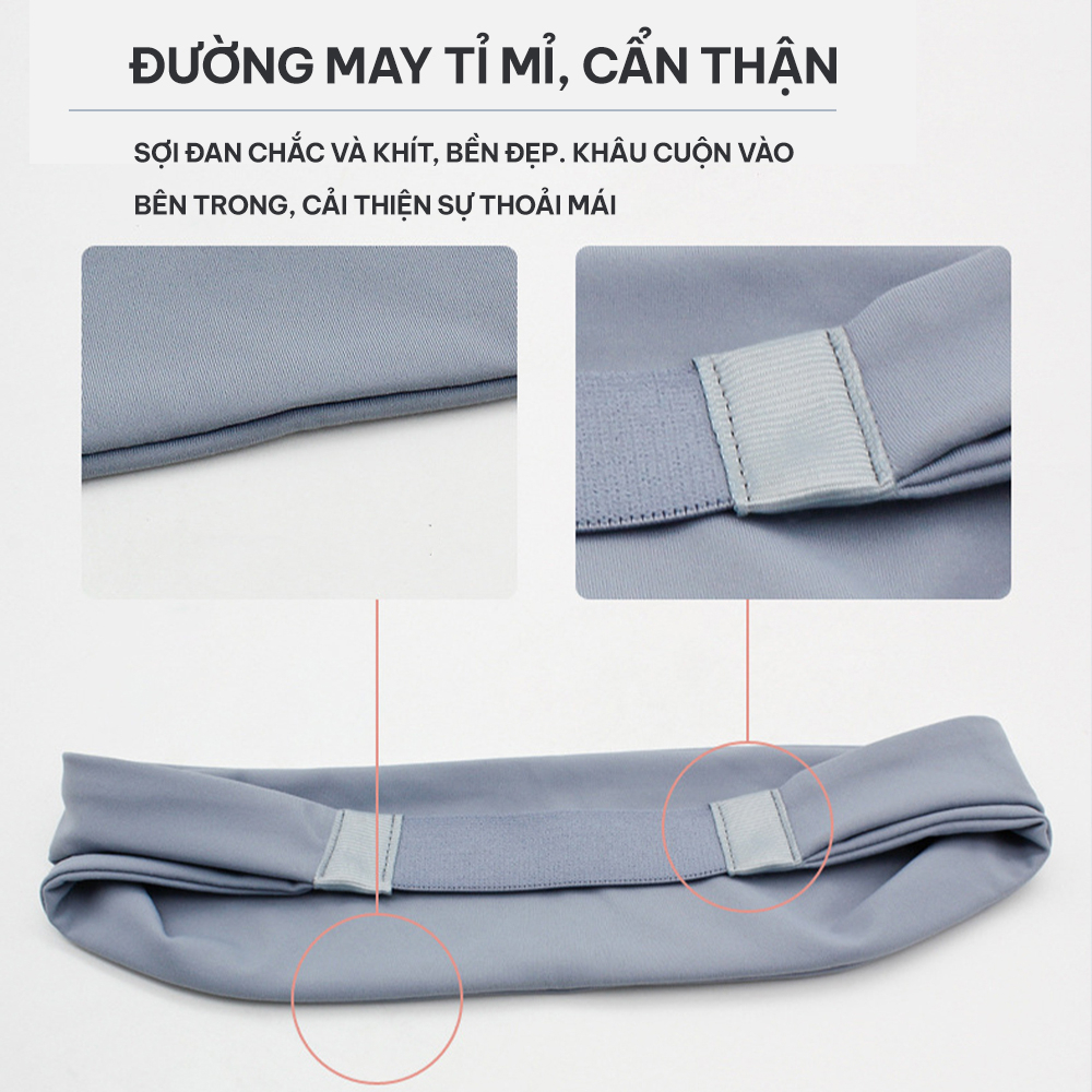 Băng đô thể thao nam nữ GoodFit GF804SB ngăn mô hôi, siêu co giãn