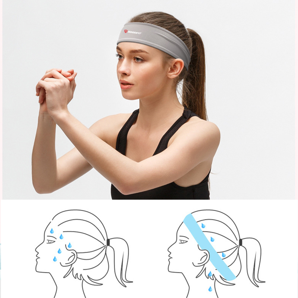 Băng đô thể thao nam nữ GoodFit GF804SB ngăn mô hôi, siêu co giãn